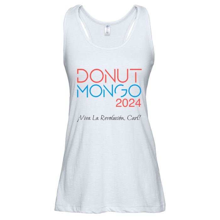 Donut Mongo 2024 Retro Dungeon Crawler Carl Ladies Essential Flowy Tank