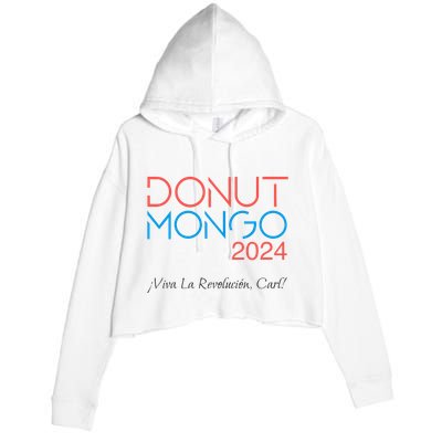 Donut Mongo 2024 Retro Dungeon Crawler Carl Crop Fleece Hoodie