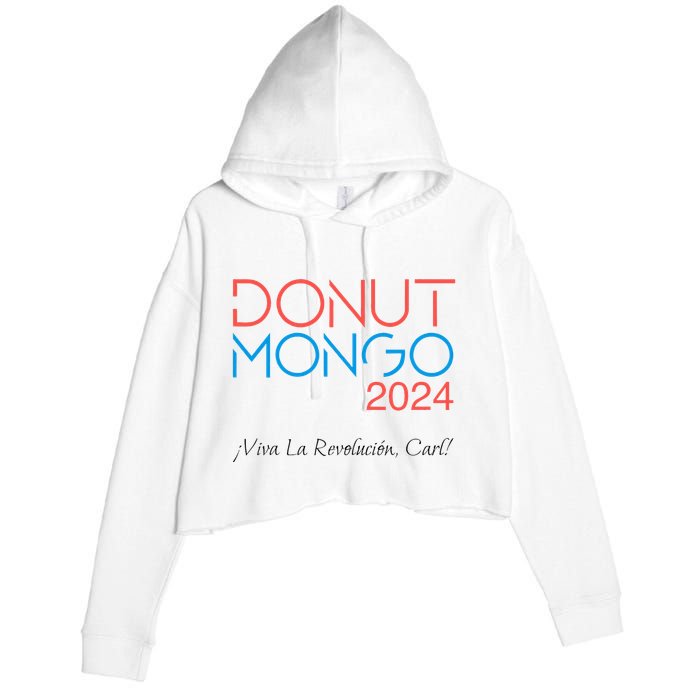 Donut Mongo 2024 Retro Dungeon Crawler Carl Crop Fleece Hoodie