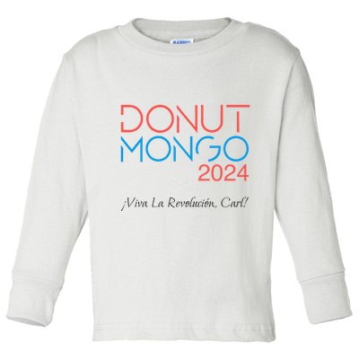 Donut Mongo 2024 Retro Dungeon Crawler Carl Toddler Long Sleeve Shirt