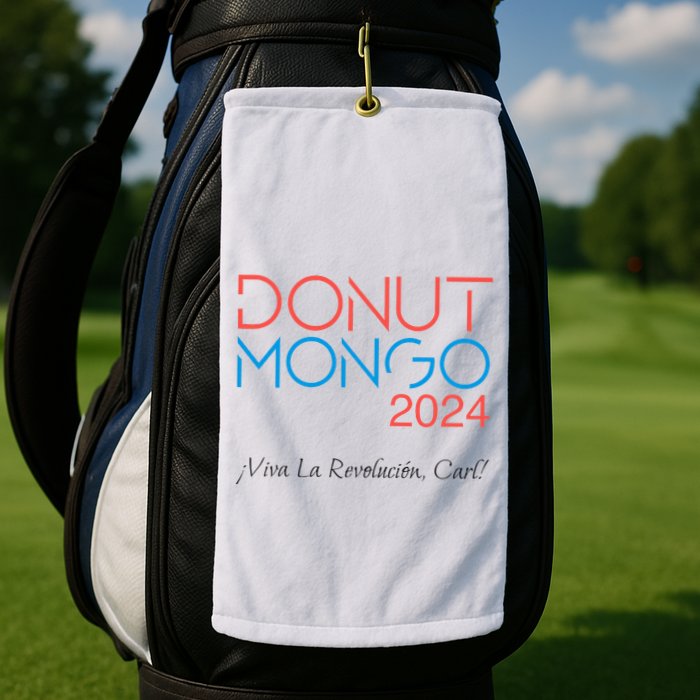 Donut Mongo 2024 Retro Dungeon Crawler Carl Golf Towel