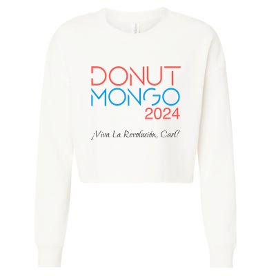 Donut Mongo 2024 Retro Dungeon Crawler Carl Cropped Pullover Crew