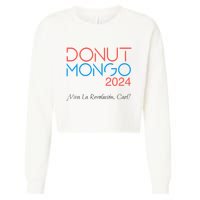 Donut Mongo 2024 Retro Dungeon Crawler Carl Cropped Pullover Crew
