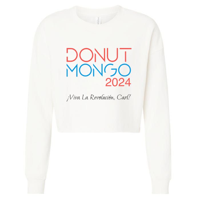 Donut Mongo 2024 Retro Dungeon Crawler Carl Cropped Pullover Crew