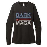 Dark Maga 2024 Im Not Just Maga Im Dark Maga Funny Trump Womens CVC Long Sleeve Shirt