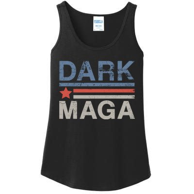 Dark Maga 2024 Im Not Just Maga Im Dark Maga Funny Trump Ladies Essential Tank