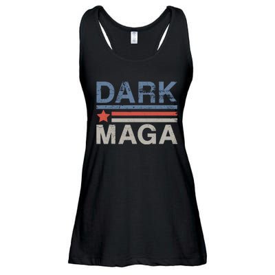 Dark Maga 2024 Im Not Just Maga Im Dark Maga Funny Trump Ladies Essential Flowy Tank