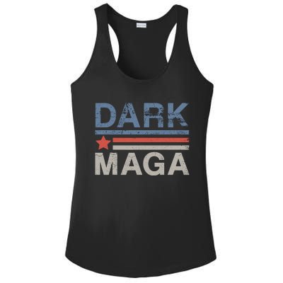 Dark Maga 2024 Im Not Just Maga Im Dark Maga Funny Trump Ladies PosiCharge Competitor Racerback Tank