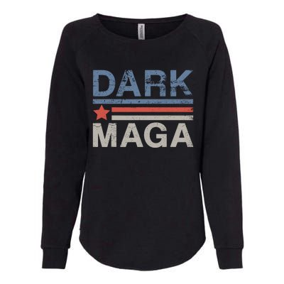 Dark Maga 2024 Im Not Just Maga Im Dark Maga Funny Trump Womens California Wash Sweatshirt