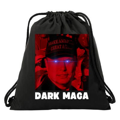 Dark Maga 2024 IM Not Just Maga IM Dark Maga Funny Trump Drawstring Bag
