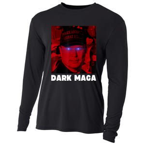 Dark Maga 2024 IM Not Just Maga IM Dark Maga Funny Trump Cooling Performance Long Sleeve Crew