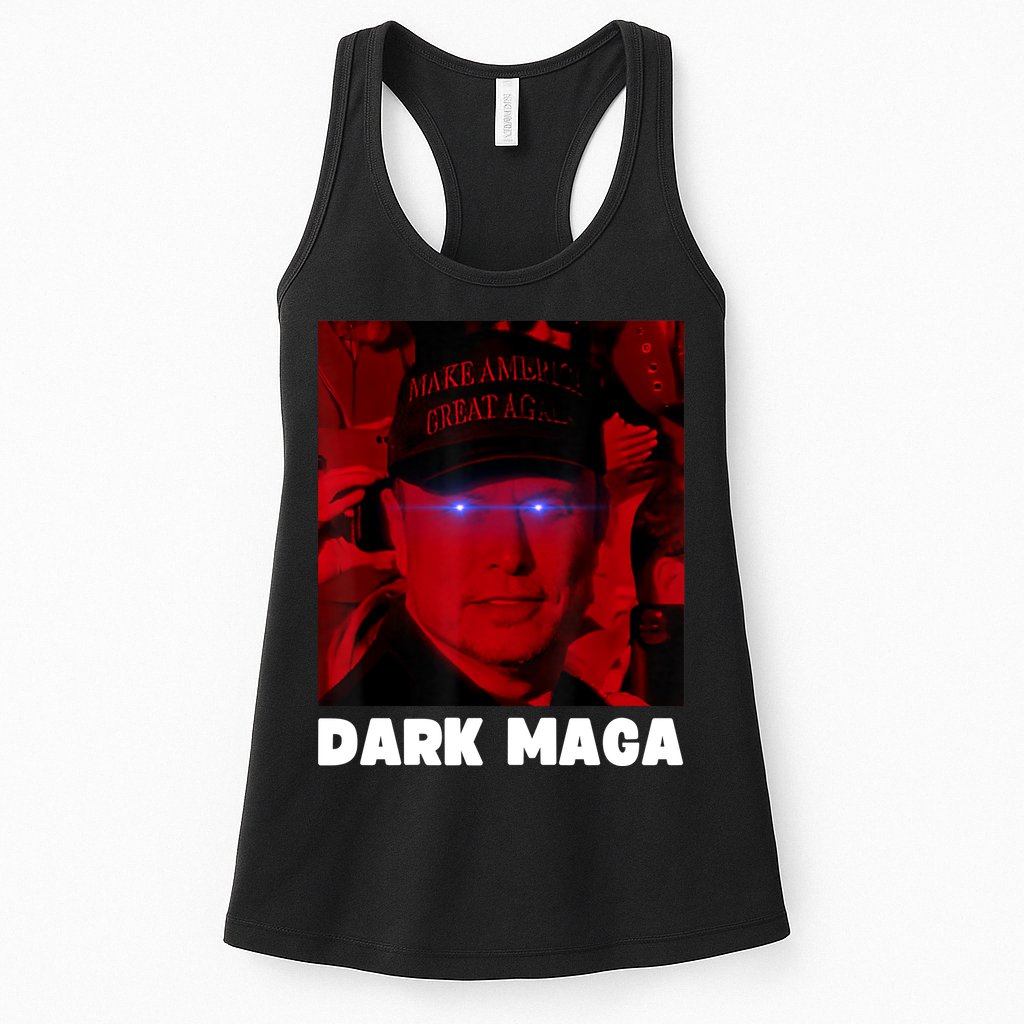 Dark Maga 2024 IM Not Just Maga IM Dark Maga Funny Trump Womens Tank Top