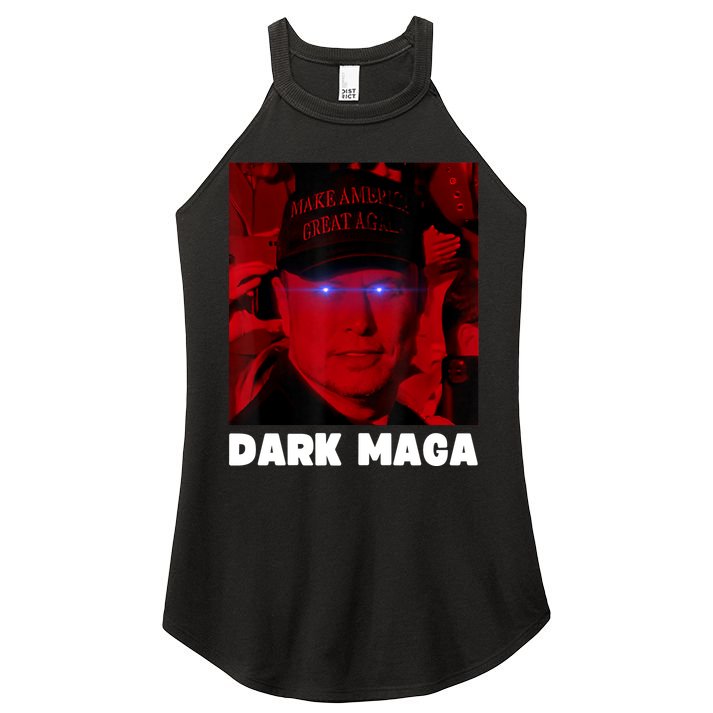 Dark Maga 2024 IM Not Just Maga IM Dark Maga Funny Trump Women's Perfect Tri Rocker Tank