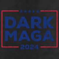 Dark Maga 2024 IM Not Just Maga IM Dark Maga Funny Trump 7 Panel Mesh Trucker Snapback Hat