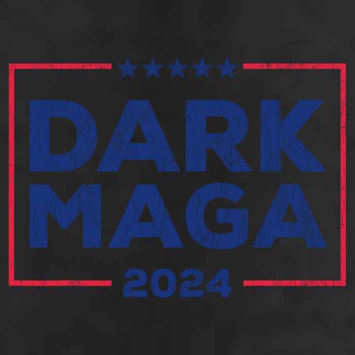 Dark Maga 2024 IM Not Just Maga IM Dark Maga Funny Trump 7 Panel Mesh Trucker Snapback Hat