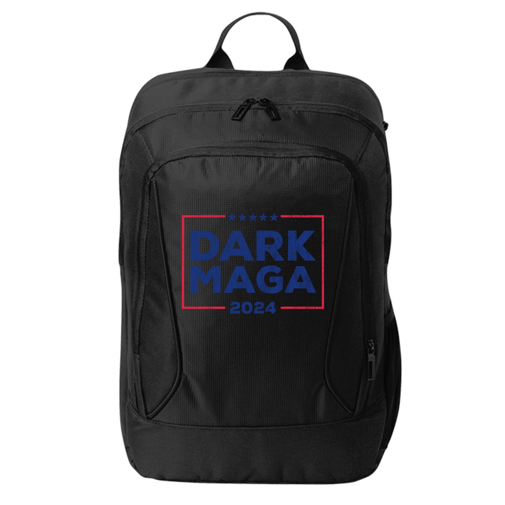 Dark Maga 2024 IM Not Just Maga IM Dark Maga Funny Trump City Backpack