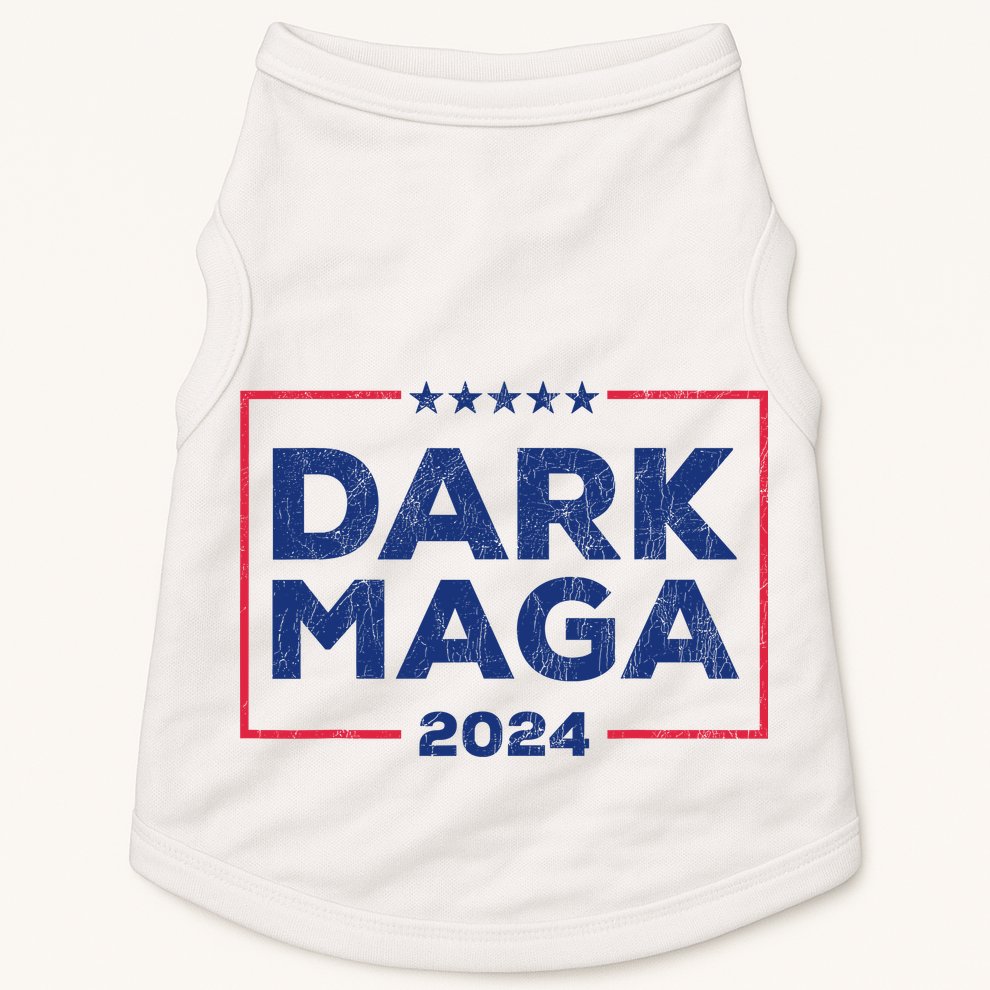 Dark Maga 2024 IM Not Just Maga IM Dark Maga Funny Trump Doggie Tank