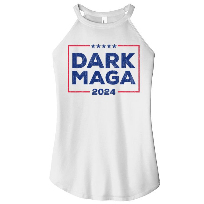 Dark Maga 2024 IM Not Just Maga IM Dark Maga Funny Trump Women's Perfect Tri Rocker Tank
