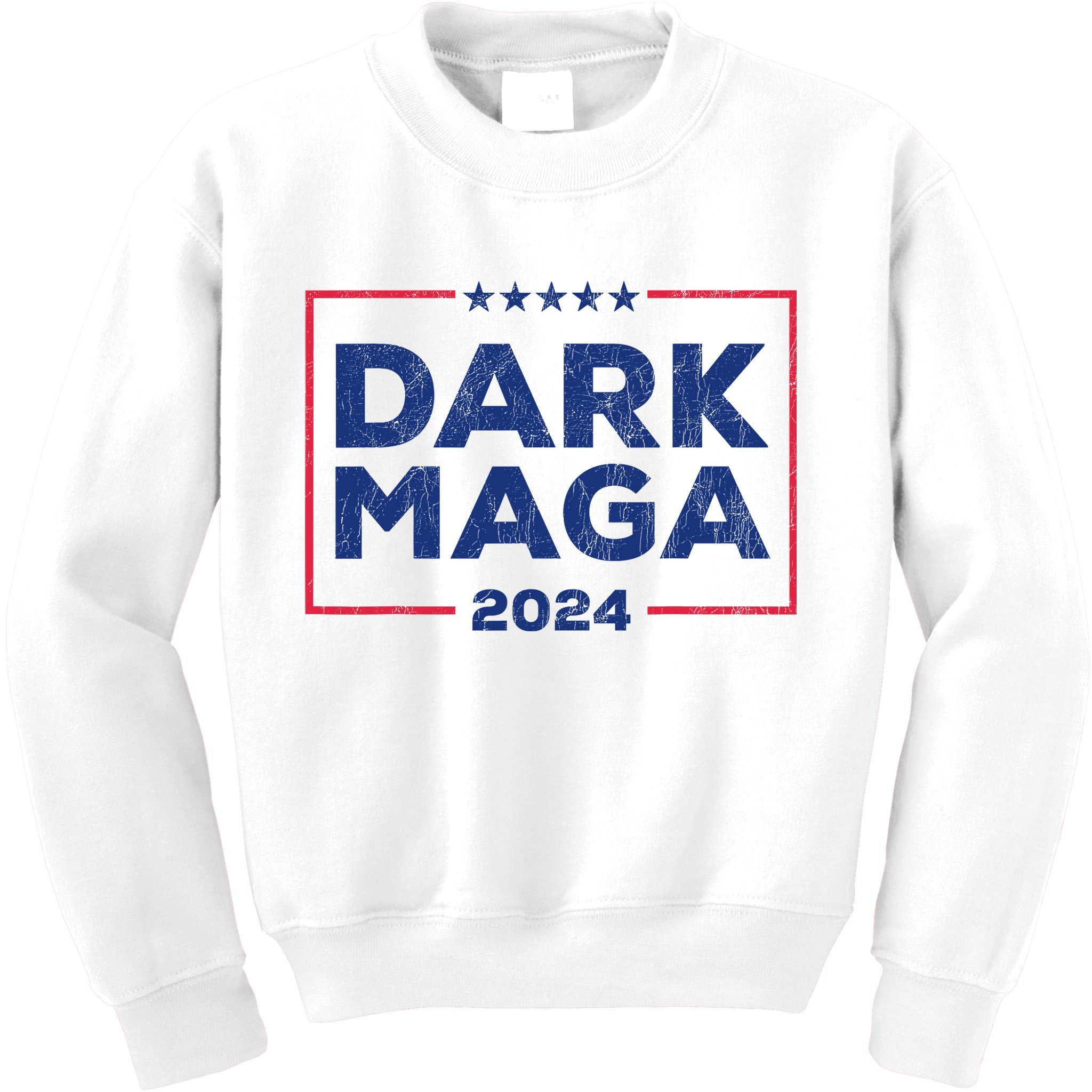 Dark Maga 2024 IM Not Just Maga IM Dark Maga Funny Trump Kids Sweatshirt