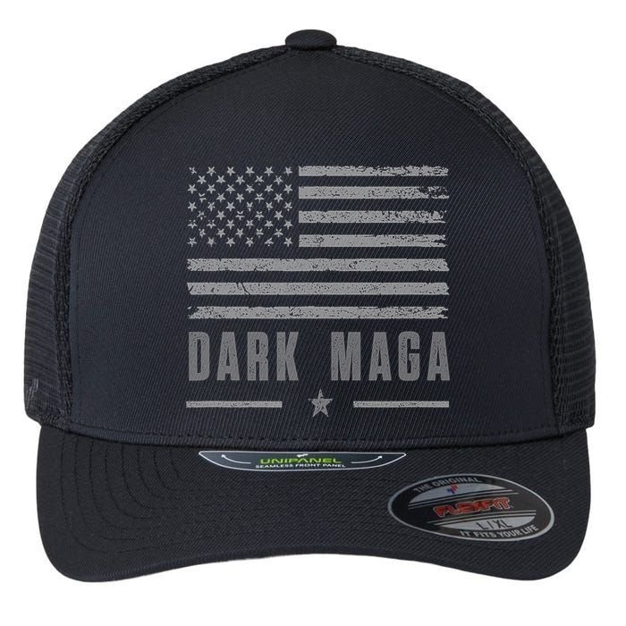 Dark Maga 2024 Maga New! Dark Maga Flexfit Unipanel Trucker Cap