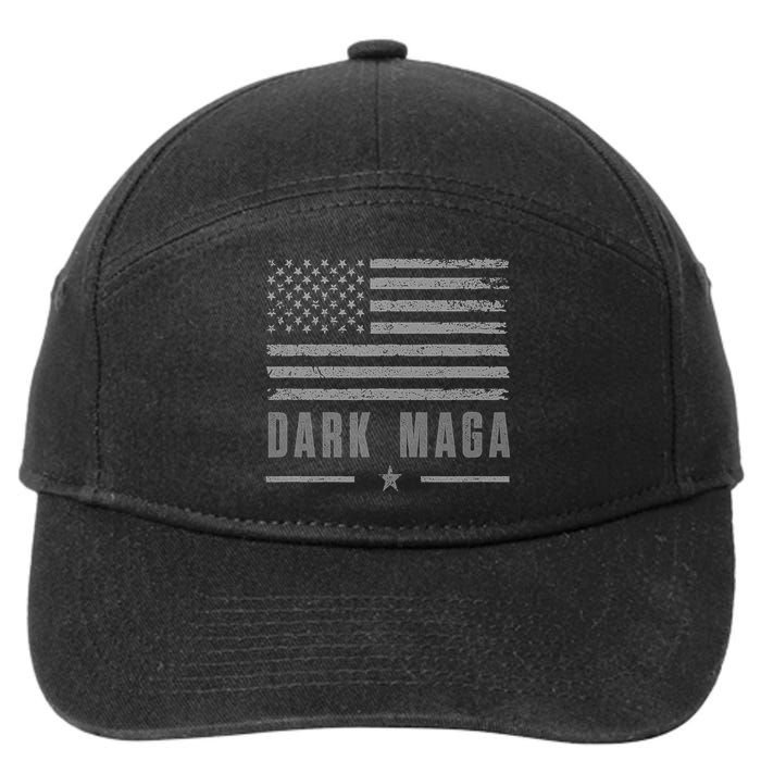 Dark Maga 2024 Maga New! Dark Maga 7-Panel Snapback Hat