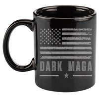 Dark Maga 2024 Maga New! Dark Maga 11oz C Handle Ceramic Mug