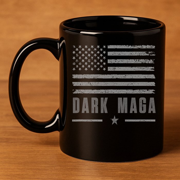 Dark Maga 2024 Maga New! Dark Maga 11oz C Handle Ceramic Mug