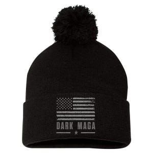 Dark Maga 2024 Maga New! Dark Maga Pom Pom 12in Knit Beanie