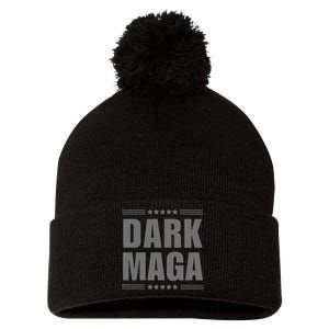 Dark Maga 2024 Maga New! Dark Maga Pom Pom 12in Knit Beanie