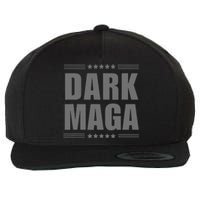 Dark Maga 2024 Maga New! Dark Maga Wool Snapback Cap