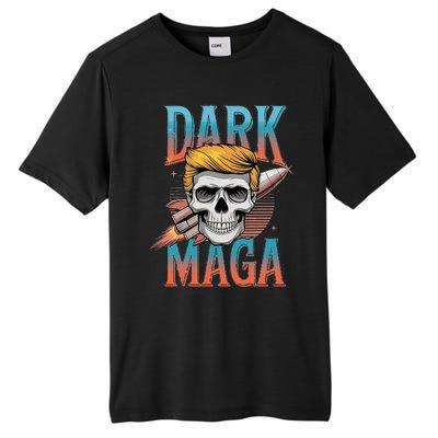 Dark Maga 2024 Usa Make Halloween Great Again Funny Trump Tall Fusion ChromaSoft Performance T-Shirt