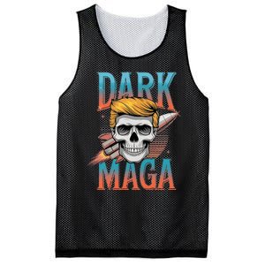 Dark Maga 2024 Usa Make Halloween Great Again Funny Trump Mesh Reversible Basketball Jersey Tank