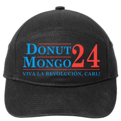 Donut Mongo 2024 Funny Meme 7-Panel Snapback Hat