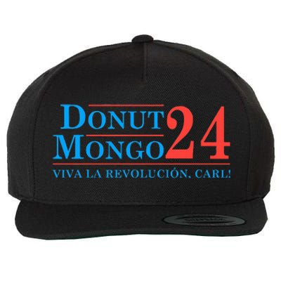 Donut Mongo 2024 Funny Meme Wool Snapback Cap