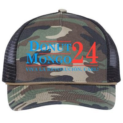 Donut Mongo 2024 Funny Meme Retro Rope Trucker Hat Cap