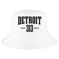 Detroit Michigan 313 Area Code Pride Retro Cool Comfort Performance Bucket Hat
