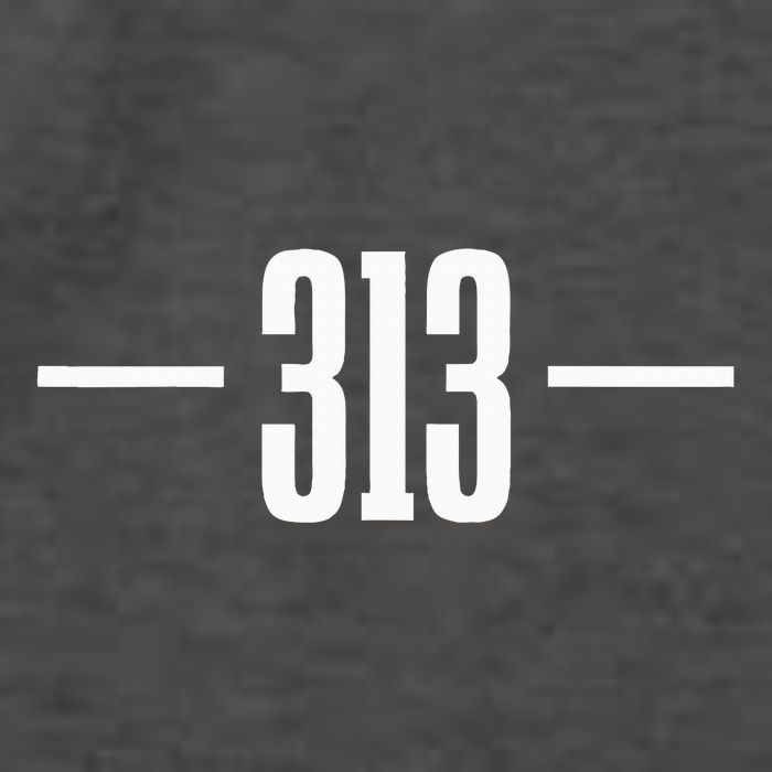 Detroit Michigan 313 Area Code Pride Retro Vector Backpack