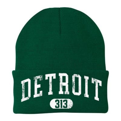 Detroit Michigan Area Code 313 Souvenir Knit Cap Winter Beanie