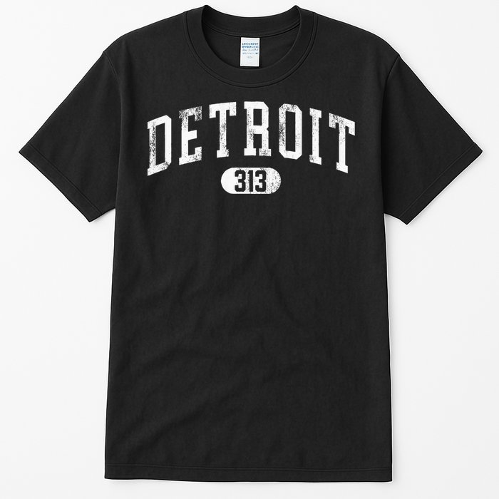 Detroit Michigan Area Code 313 Souvenir Tall T-Shirt