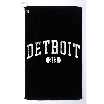 Detroit Michigan Area Code 313 Souvenir Golf Towel