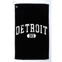 Detroit Michigan Area Code 313 Souvenir Golf Towel