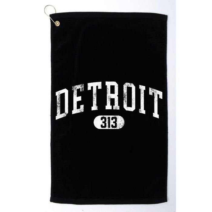 Detroit Michigan Area Code 313 Souvenir Golf Towel