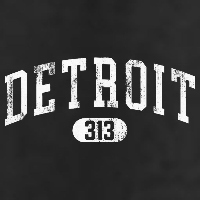 Detroit Michigan Area Code 313 Souvenir Golf Towel