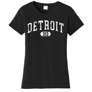 Detroit Michigan Area Code 313 Souvenir Women's T-Shirt