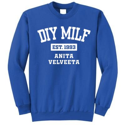 Diy Milf Anita Velveeta Est. 1993 Tall Sweatshirt