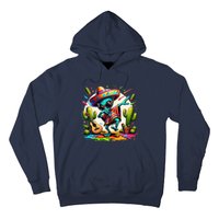 Dabbing Mexican Alienponcho Cinco De Mayo LetS Fiesta Hoodie