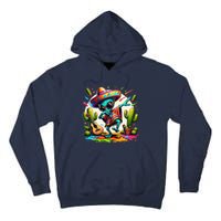 Dabbing Mexican Alienponcho Cinco De Mayo LetS Fiesta Tall Hoodie