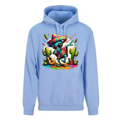 Dabbing Mexican Alienponcho Cinco De Mayo LetS Fiesta Unisex Surf Hoodie