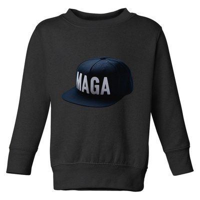 Dark Maga Assemble Trump 2024 Toddler Sweatshirt