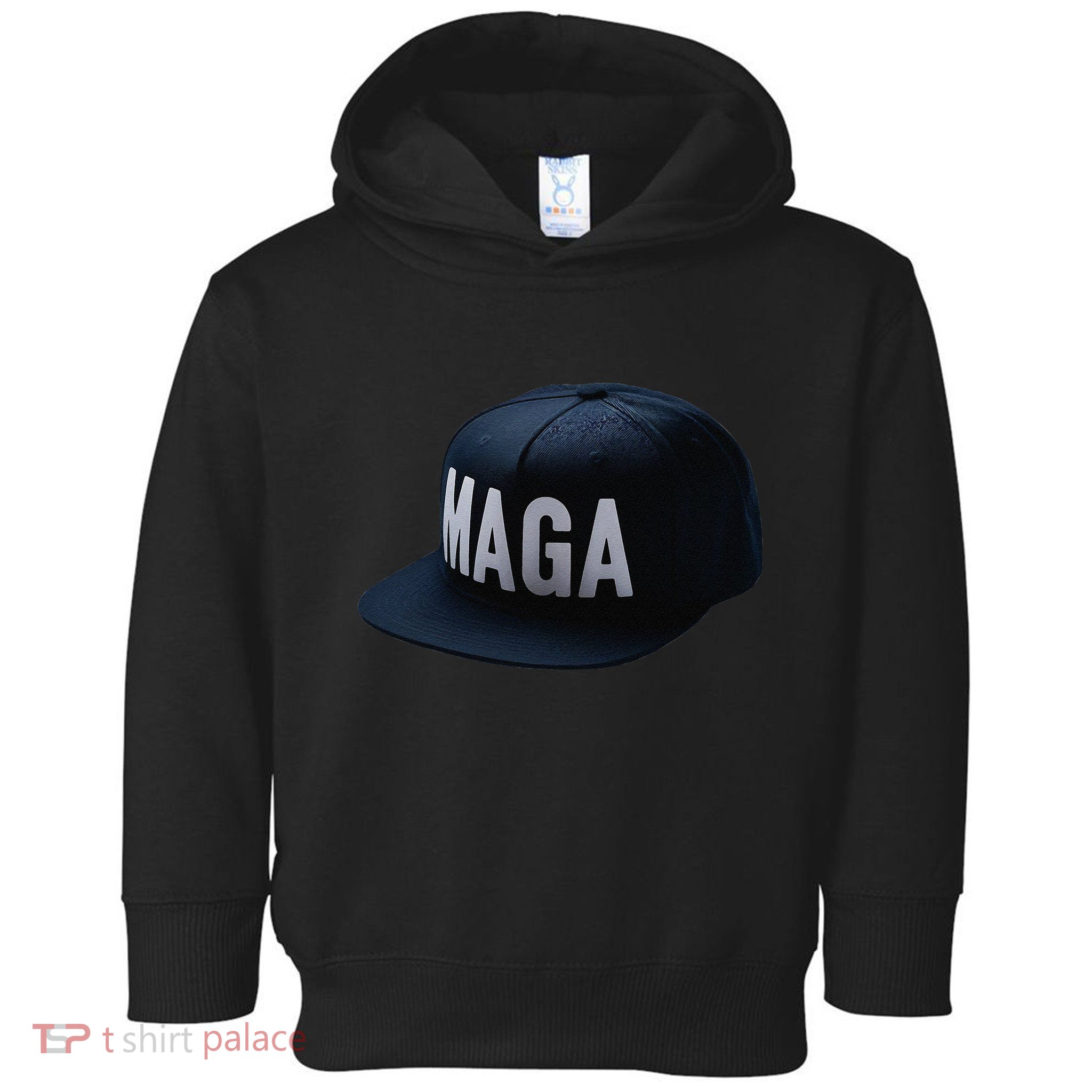 Dark Maga Assemble Trump 2024 Toddler Hoodie